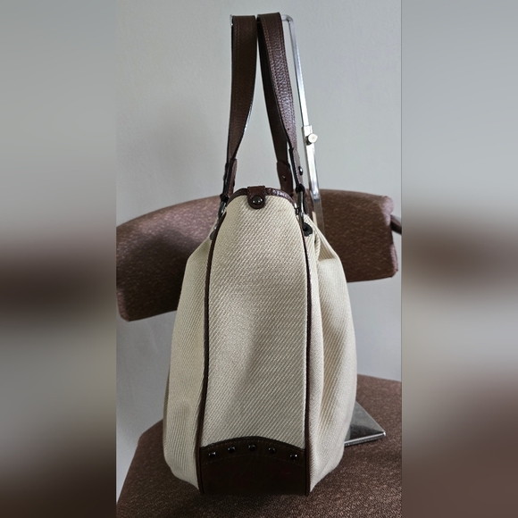 Burberry Blue Label Canvas Shoulder Bag - Picture 9 of 16